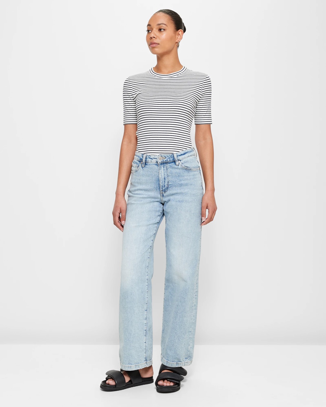 Australian Cotton Rib Layer T-Shirt | Target Australia