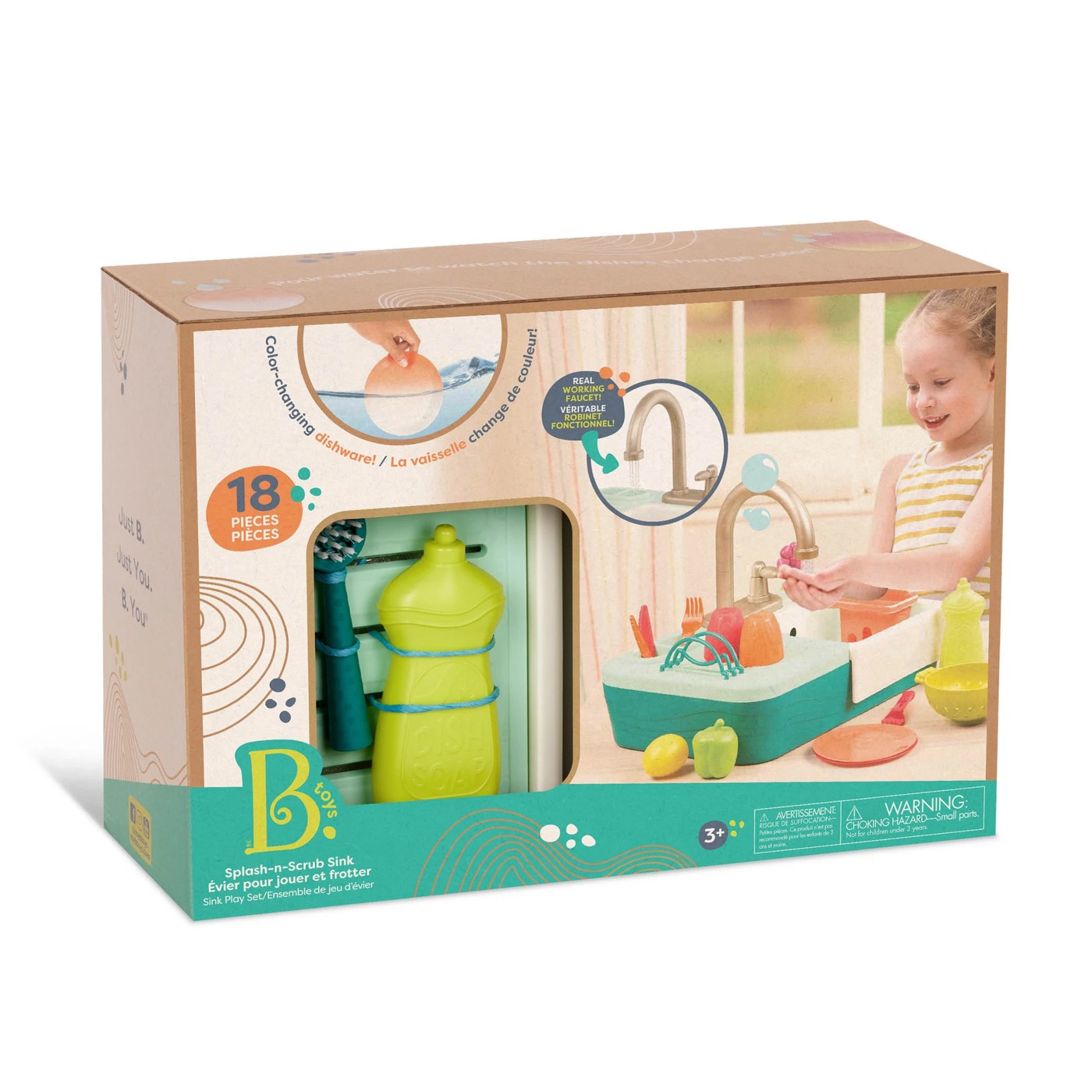 Splash-n-Scrub Sink, Sink Play Set