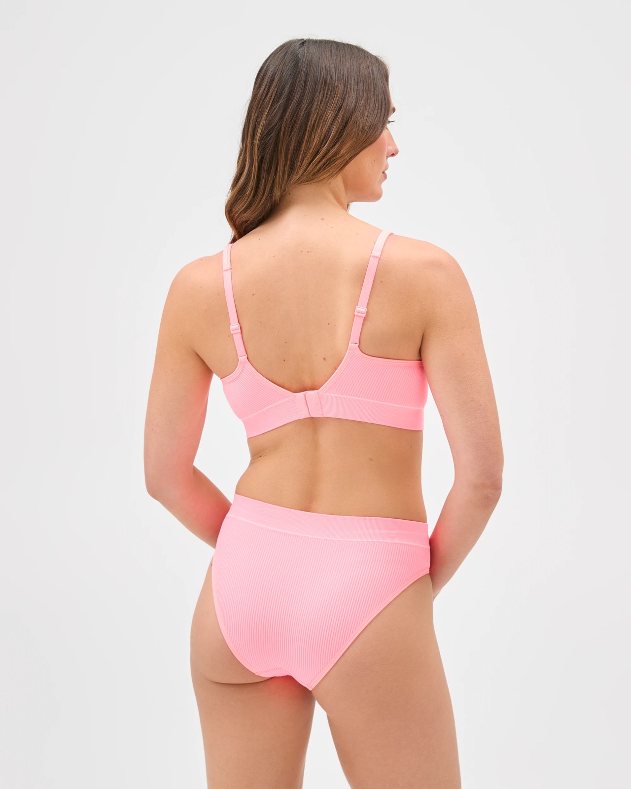 Bonds Retro Rib Wirefree Crop T-Shirt Bra 5 of 5