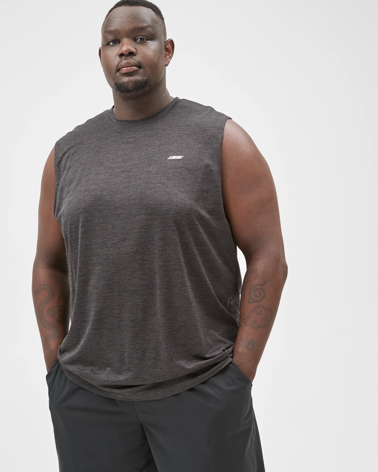 Plus Size Active Tank Top - Black 2 of 6