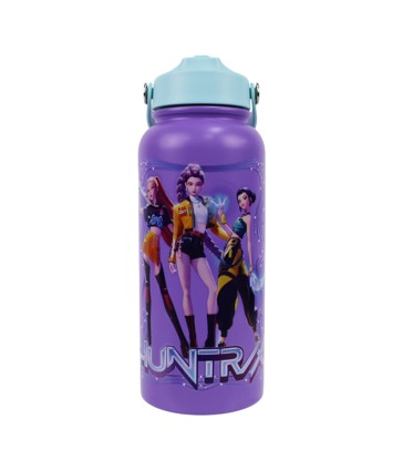 946ml KPop Demon Hunters HUNTR/X Stainless Steel Cylinder Drink Bottle