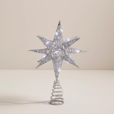 Christmas Starburst LED Tree Topper