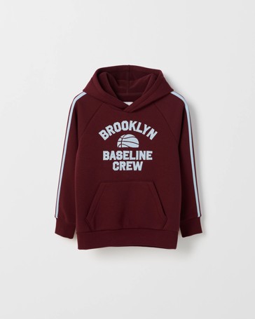 Long Raglan Sleeve Heavyweight Popover Hoodie