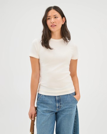 Soft Touch Double Layer Fitted T-Shirt