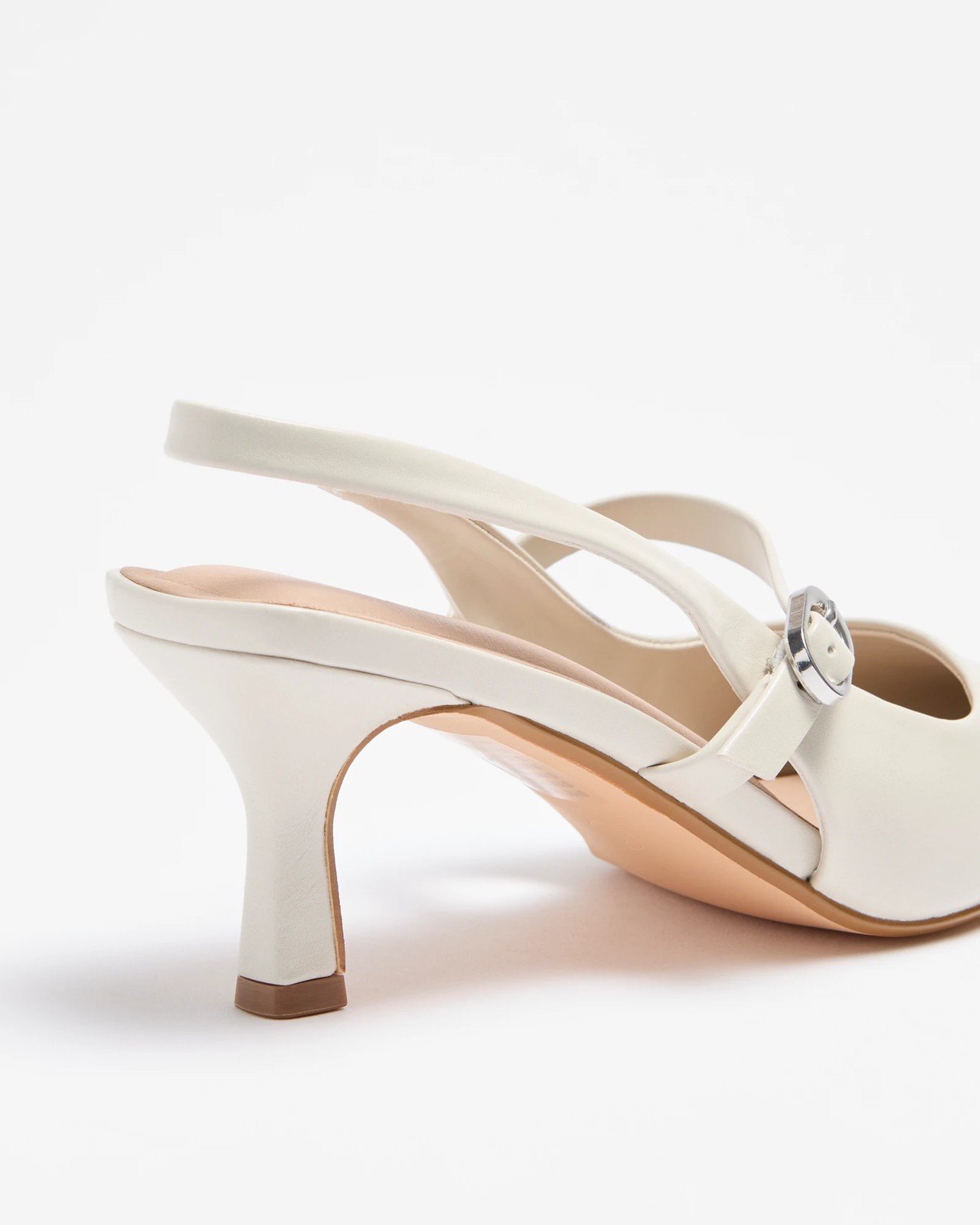 Womens white kitten heel shoes hotsell