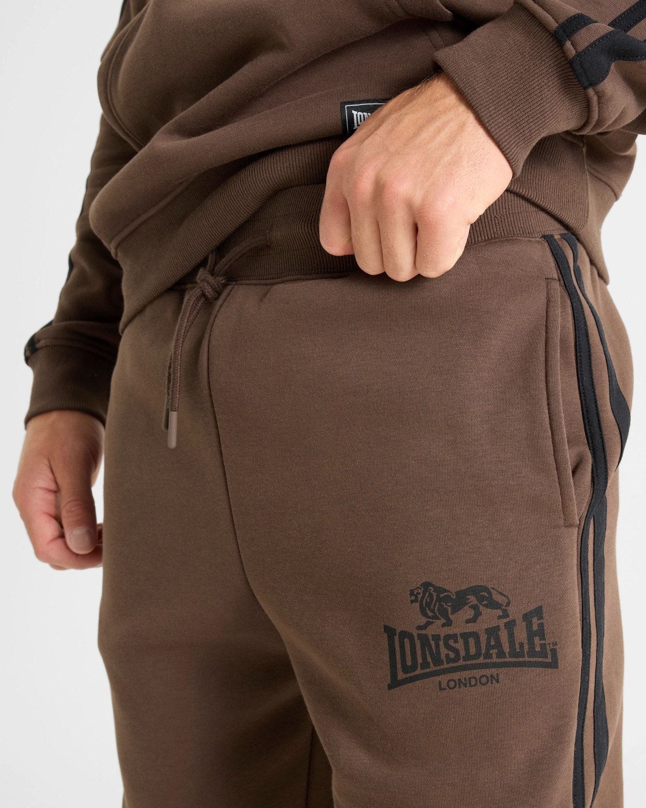 Lonsdale London Trackpants - Chocolate 4 of 5
