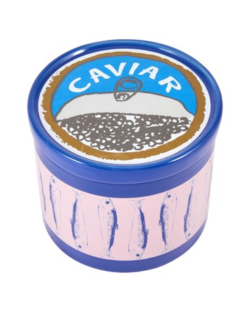 Anko Caviar Tin Ceramic Candle