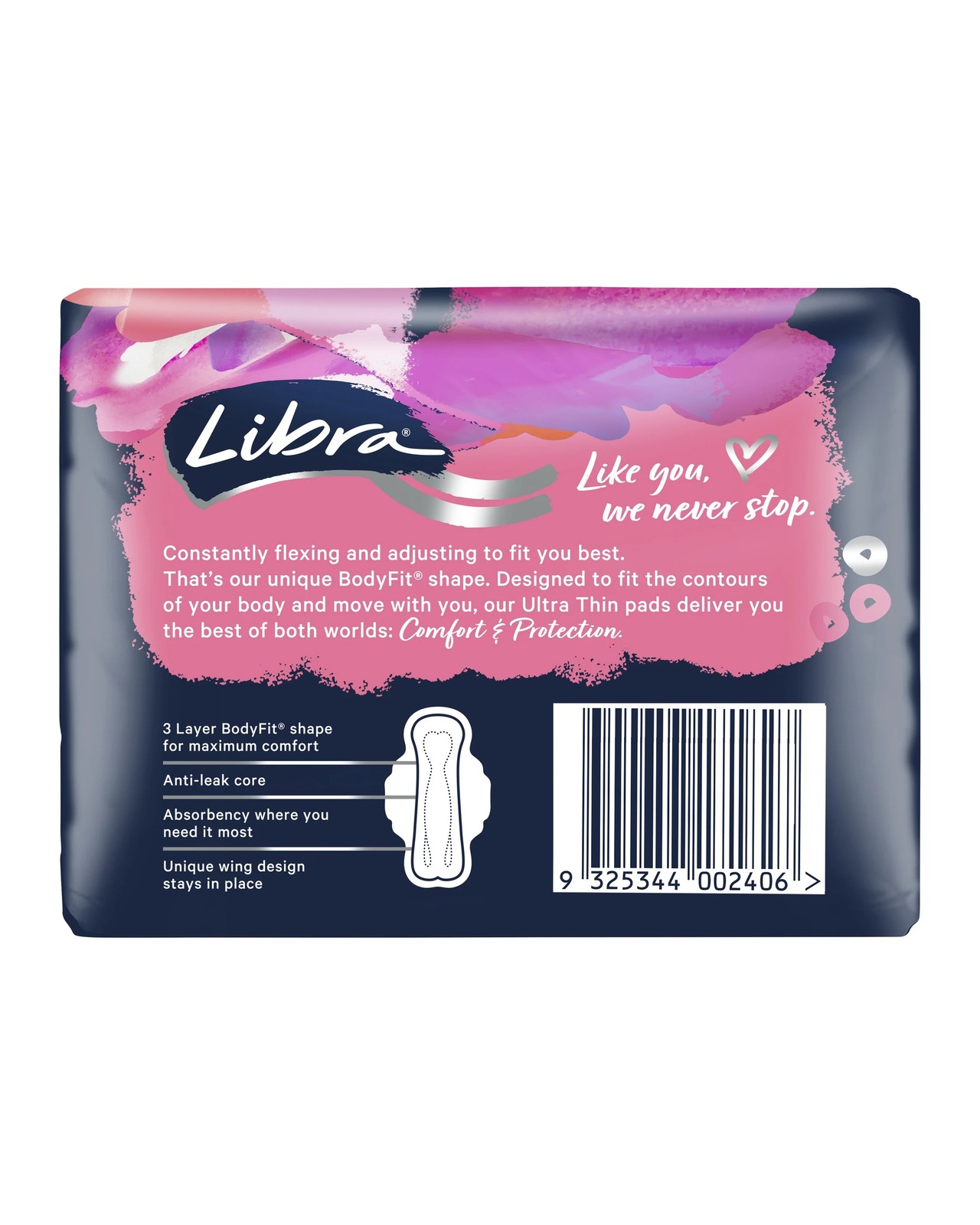 Libra 18 Pack Ultra Thin Super Pads 3 of 3