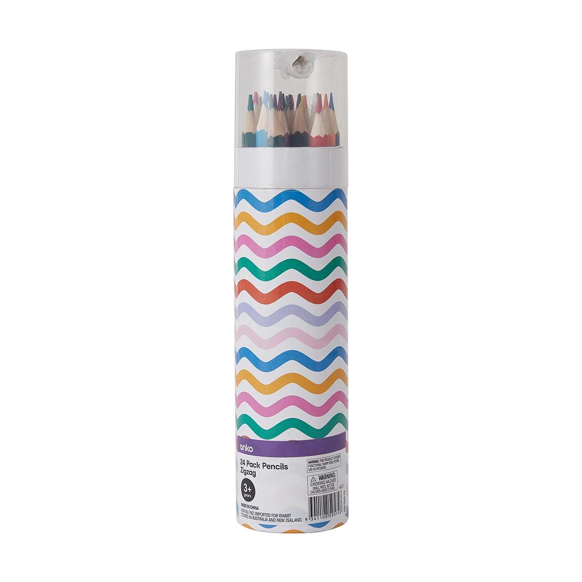 Zigzag Pencils, 24 Pack - Anko | Target Australia