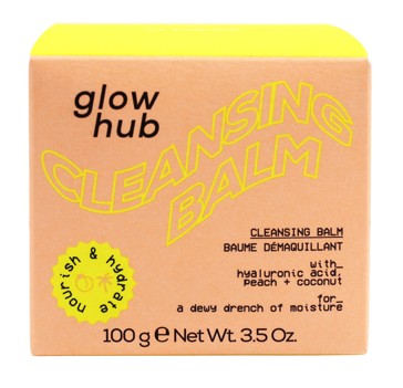 Glow Hub Cleansing Balm 100g - Hyaluronic Acid , Peach and Coconut