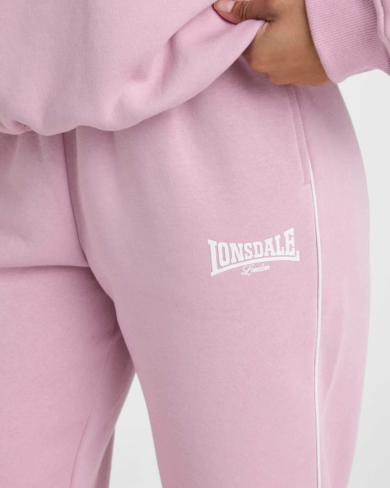 Lonsdale London Classic Trackpants - Dusty Pink 3 of 5