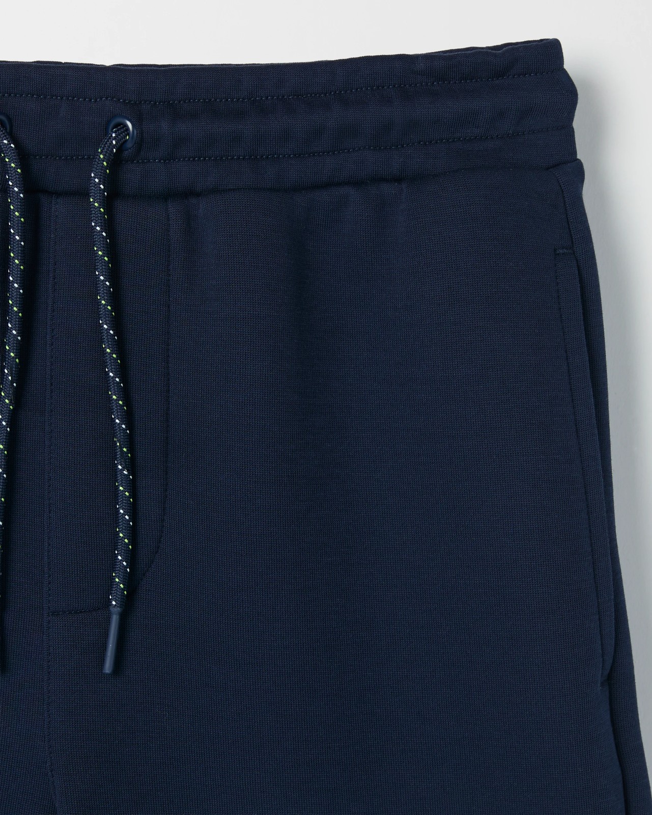 Australian Cotton Blend Tech Fleece Shorts - Navy 2 of 2
