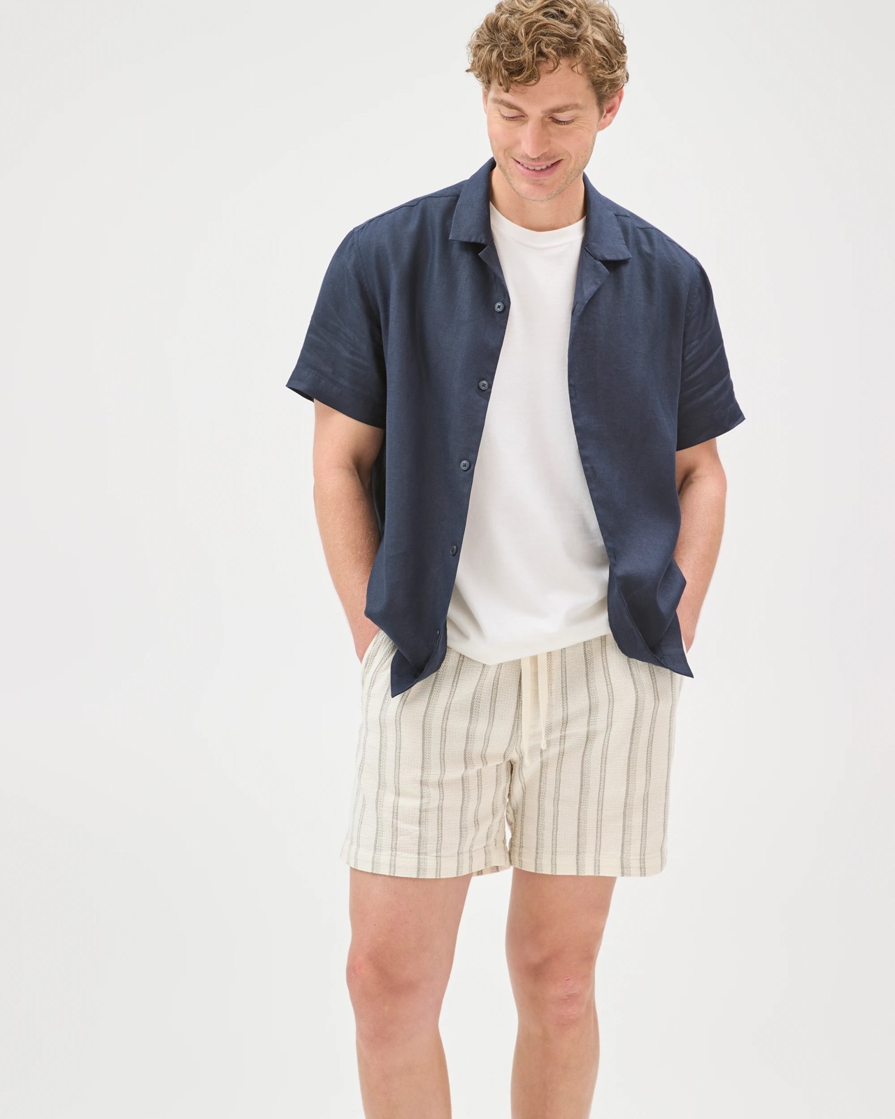 Australian Cotton Stripe Shorts 3 of 5