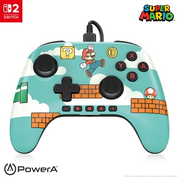 Mario Time Wired Controller for Nintendo Switch 2