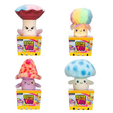 Living On The Veg Mushrooms 6-inch Plush - Assorted*