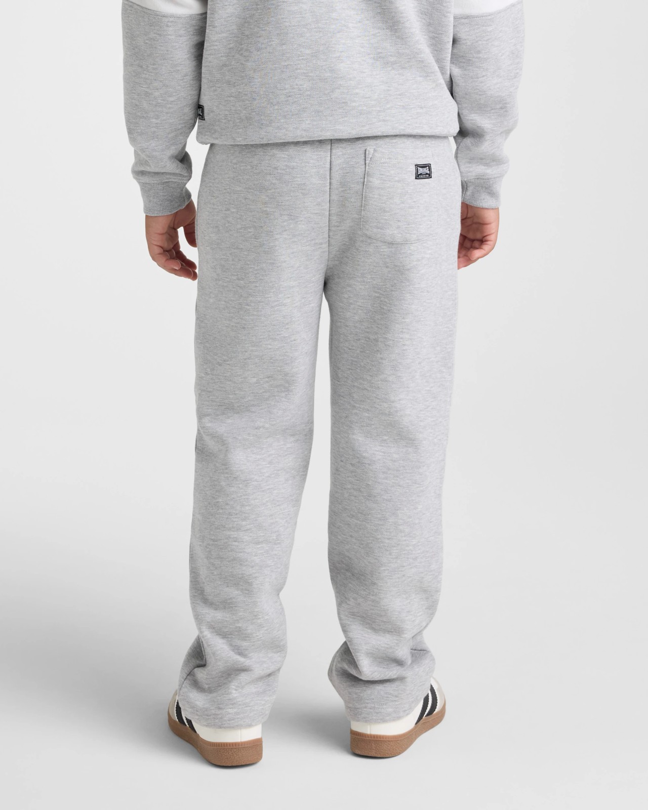 Lonsdale London Boys Retro Sport Trackpants - Grey Marle 2 of 5