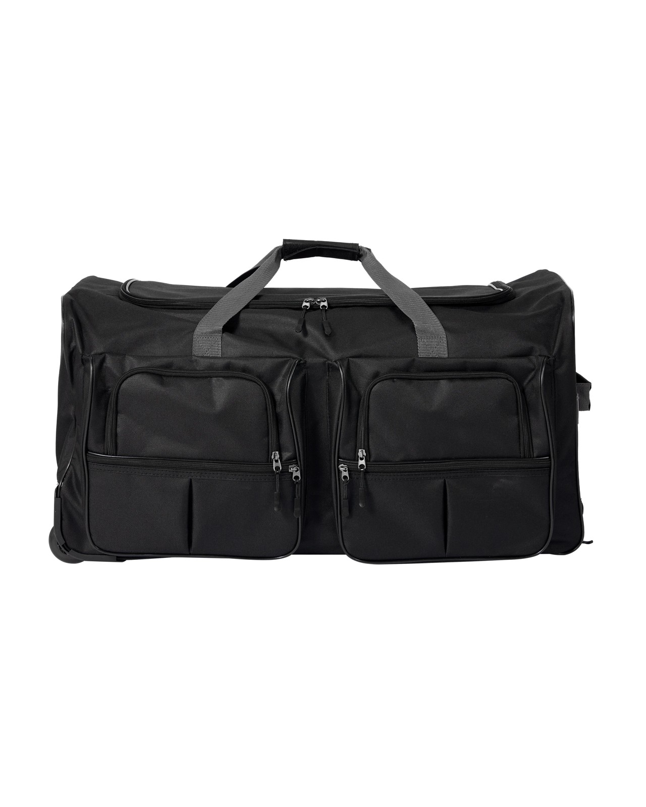 Duffle Bag with Wheels, Black - Anko 2 of 5