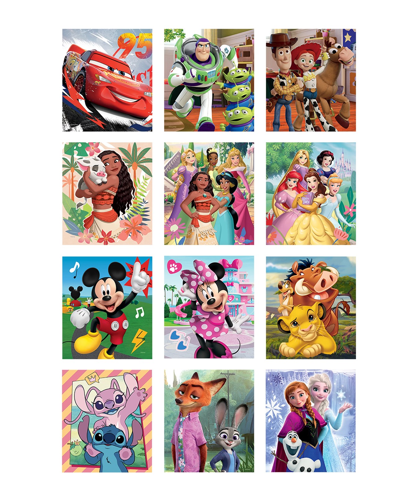 Licensed Puzzle Mega 12 Pack - Assorted 4 of 5