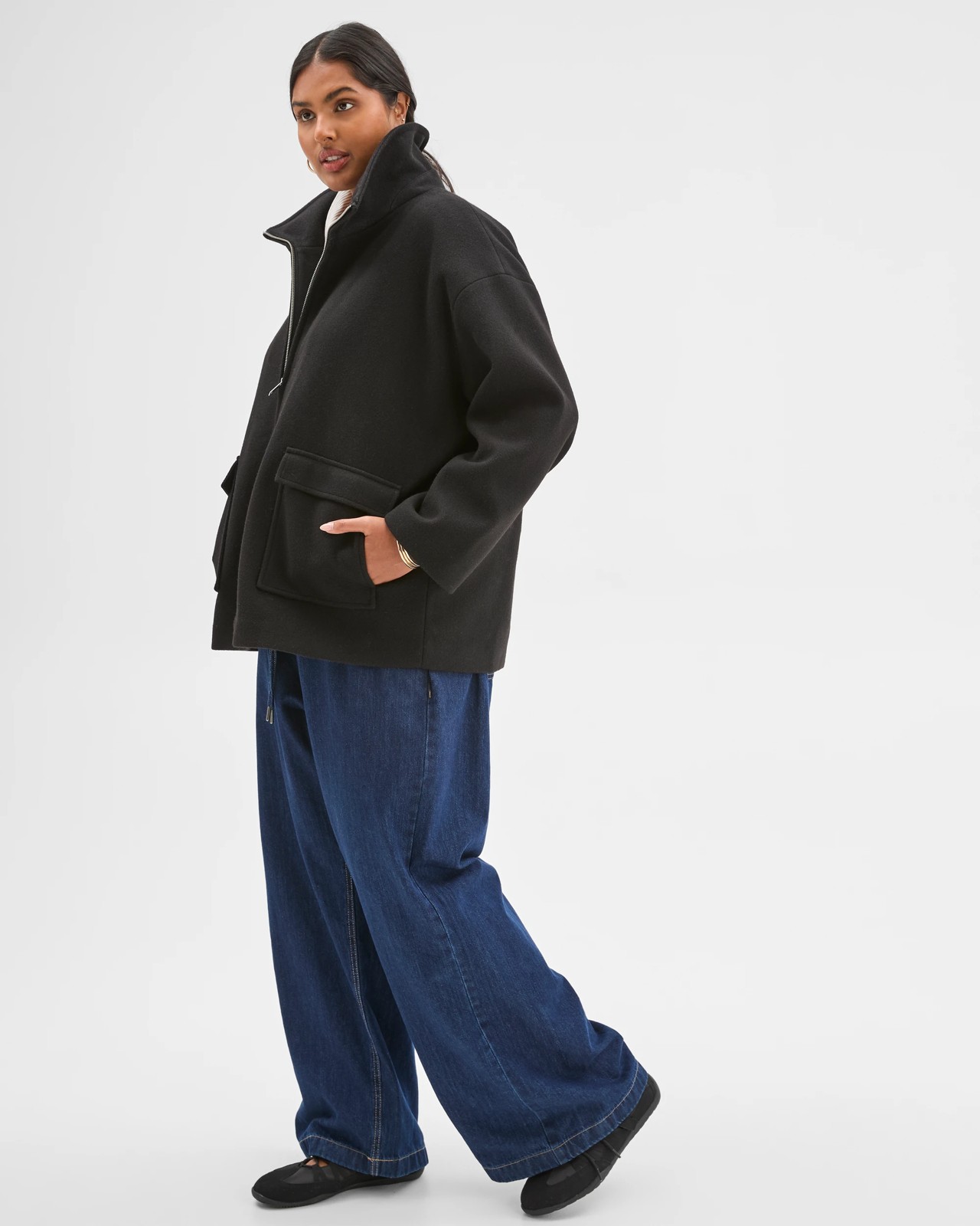 Plus Size Zip Through Jacket 3 of 6