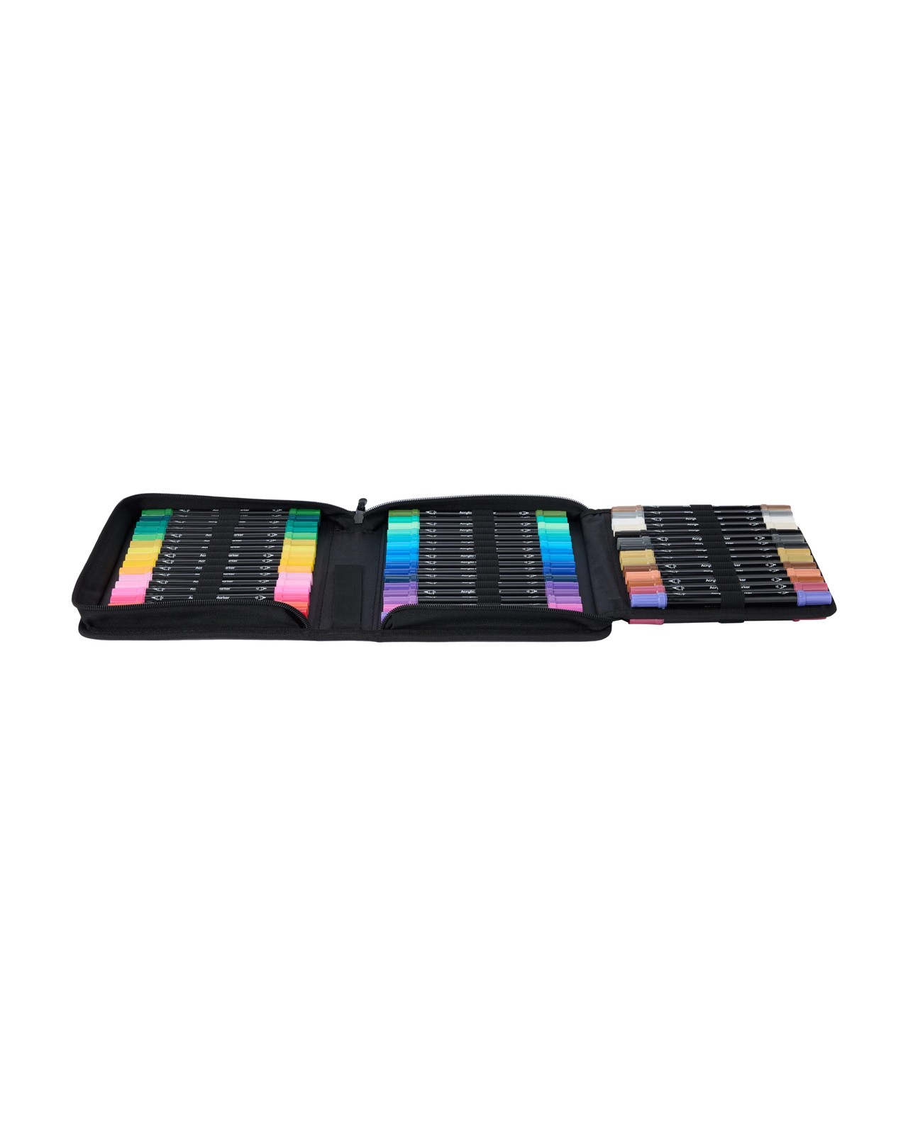 60 Pack Dual Tip Acrylic Paint Markers - Anko 3 of 6