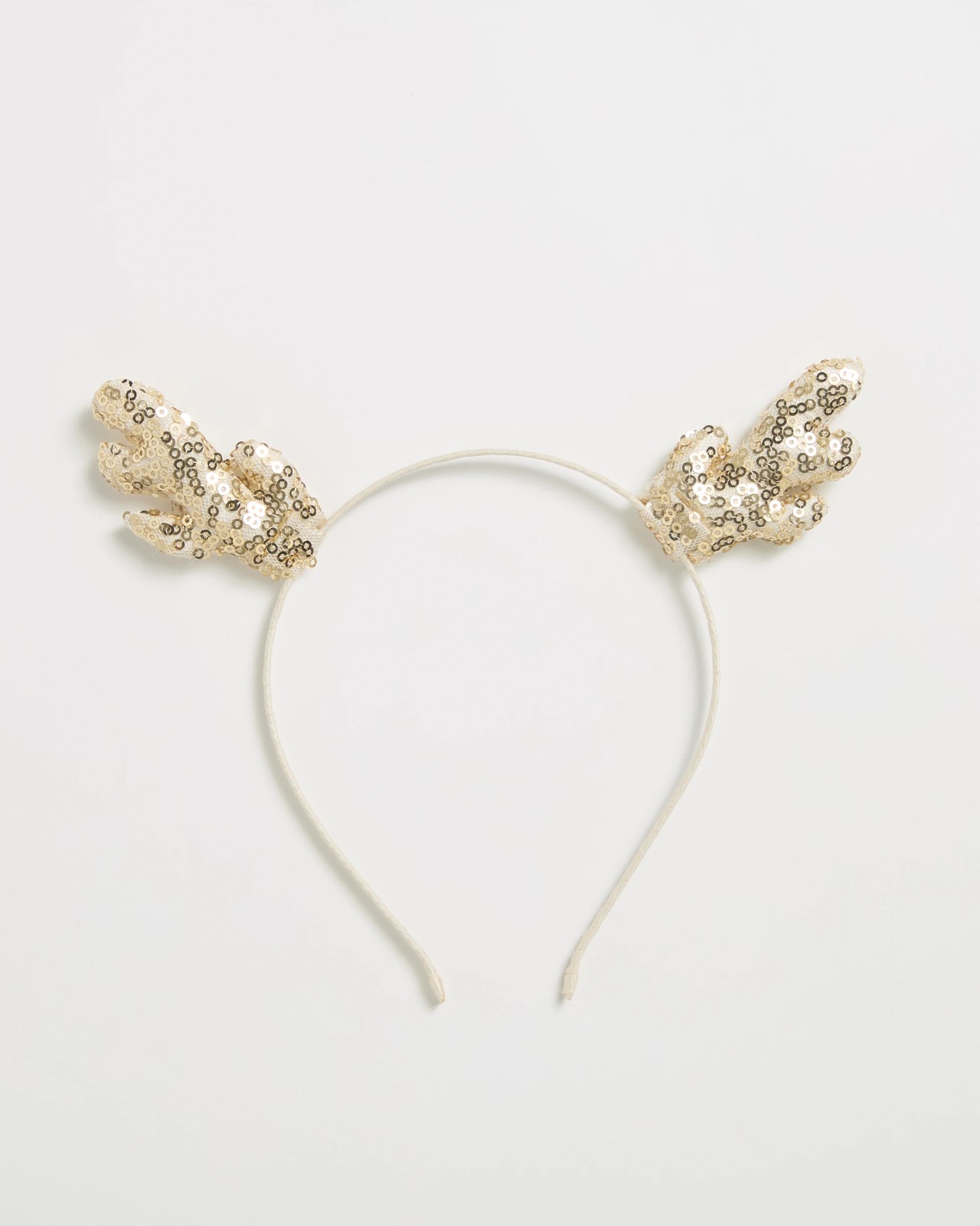 2 Pack Sequin Reindeer Christmas Headbands 2 of 4