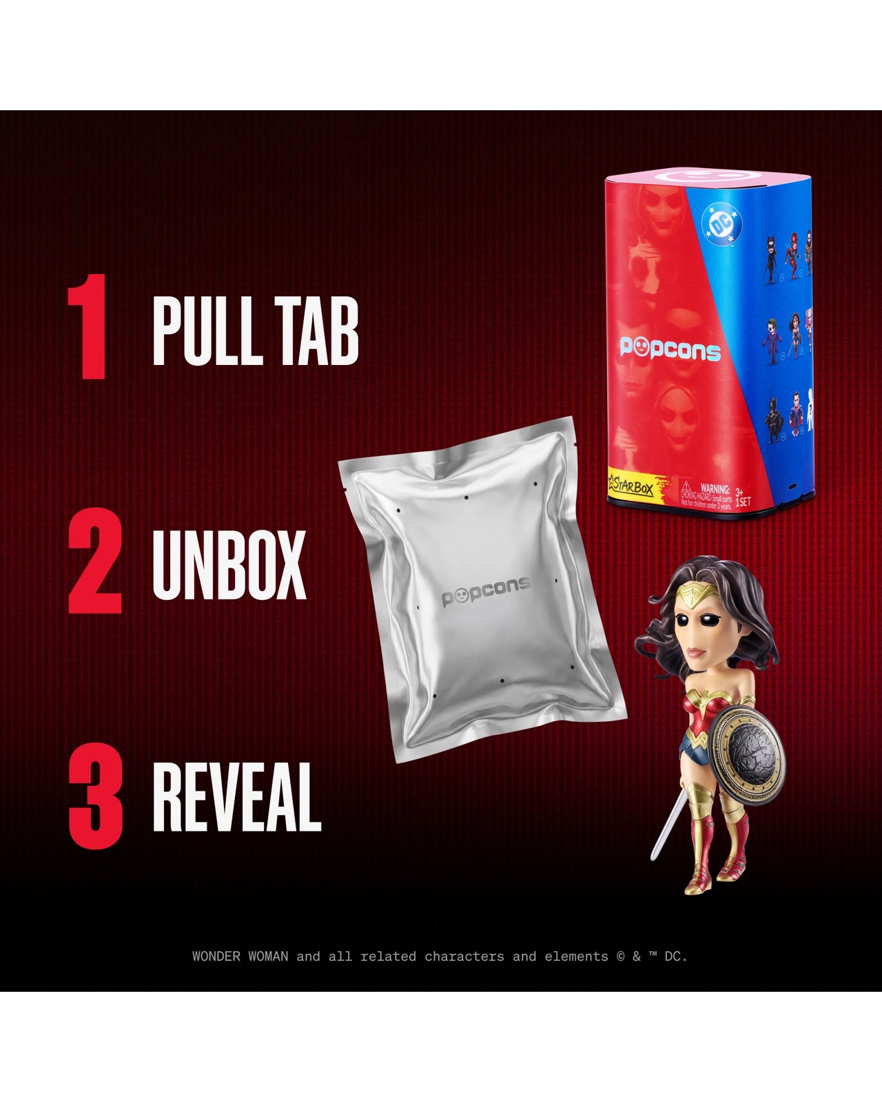 Starbox Popcons DC by Starbox - Assorted 3 of 6