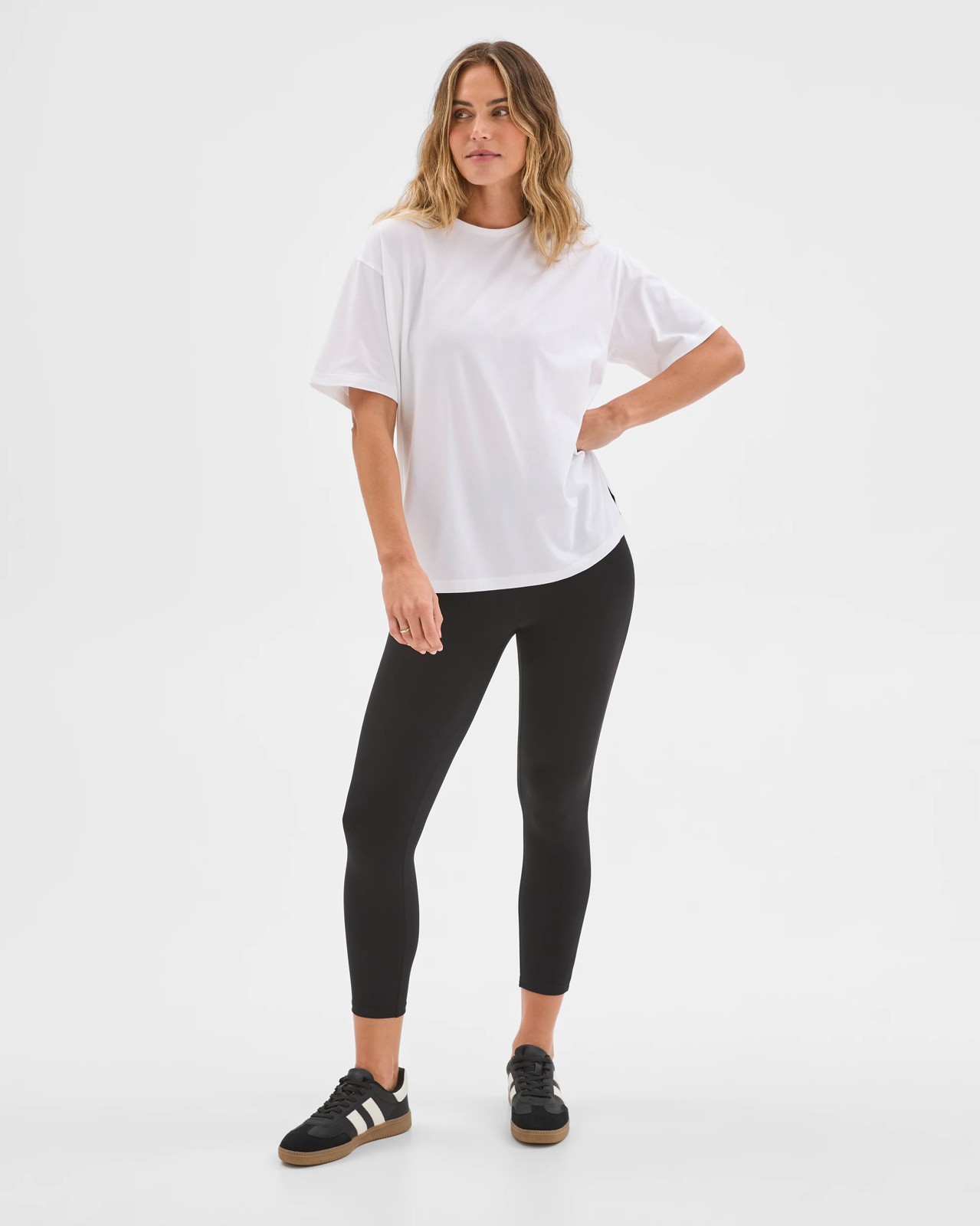 Active Australian Cotton Blend Oversized Graphic T-Shirt - White 2 of 6