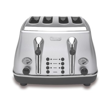 DeLonghi 4 Slice Icona Toaster CTO4003S