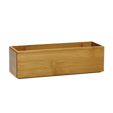 Bamboo Drawer Tidy, Medium & Narrow - Anko