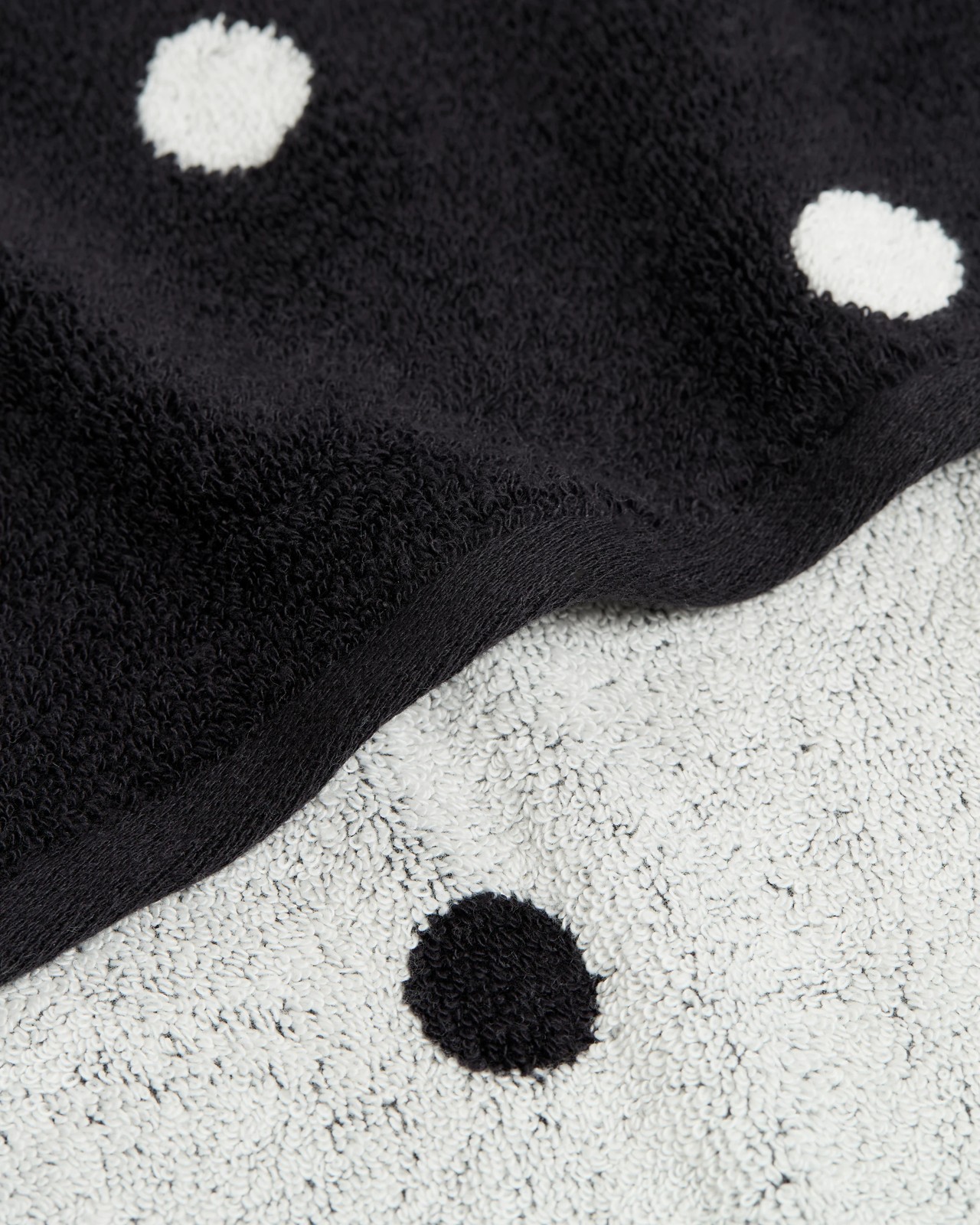 Senna Australian Cotton Polka Dot Bath Towel - Black Beauty 3 of 3