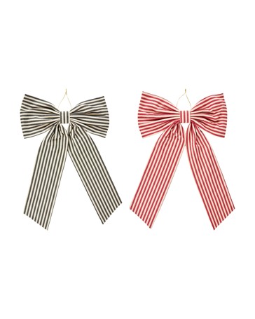 Anko Large Stripe Bow - Assorted