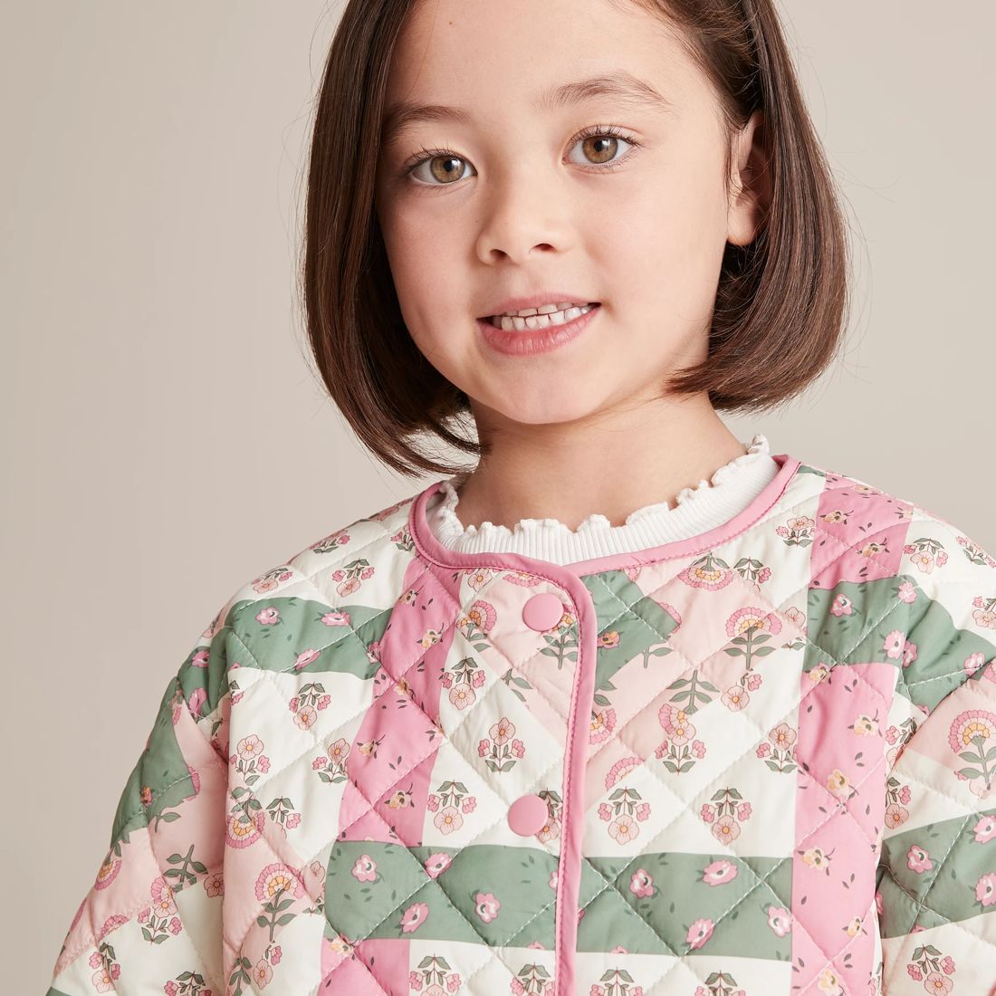 Floral Quilted Jacket Target Australia