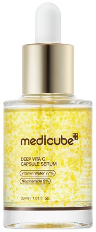 Medicube Deep Vita C Capsule Serum 30ml - Vitamin Water 77% and Niacinamide 5%