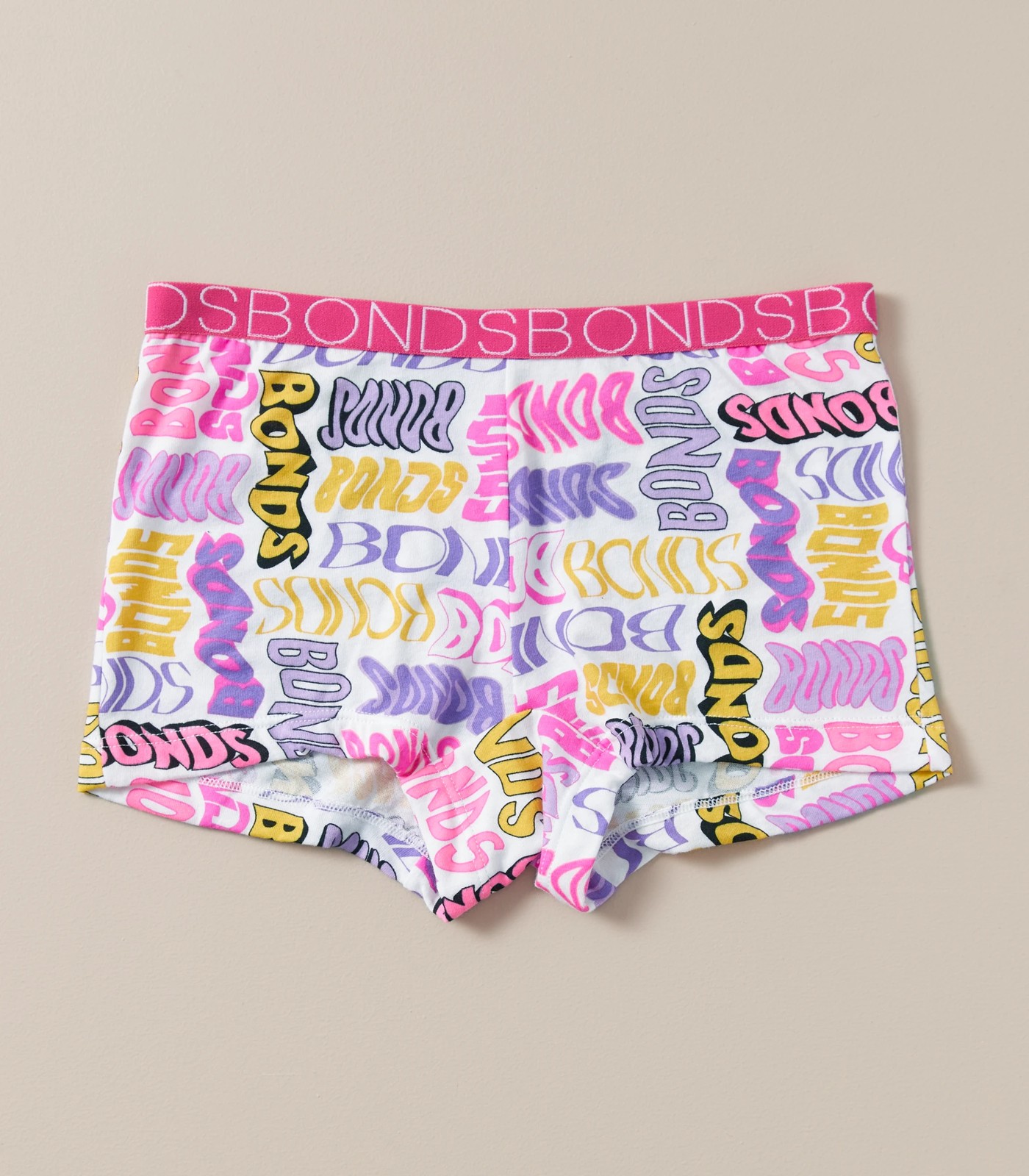 Bonds Girls Underwear Shorties Size 12-14 Or 14-16 Assorted 3 Pack