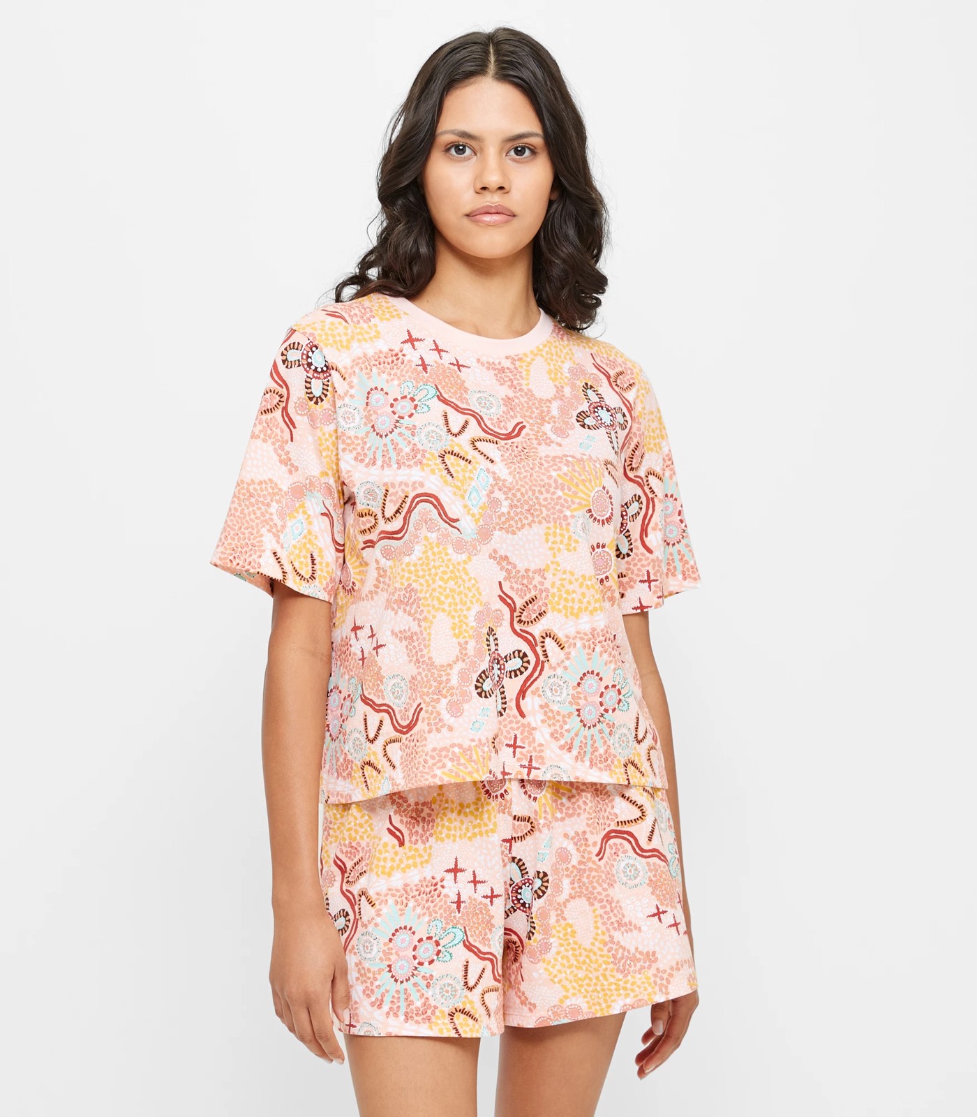 Family Matching Womens Cungelella Art Cotton Pyjama Set | Target Australia