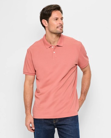 Australian Cotton Pique Polo Top