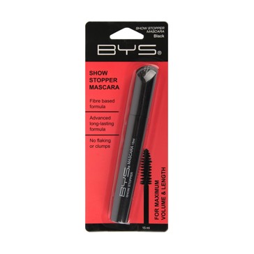 Show Stopper Mascara 15ml, Black - BYS