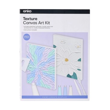 Texture Canvas Art Kit - Anko