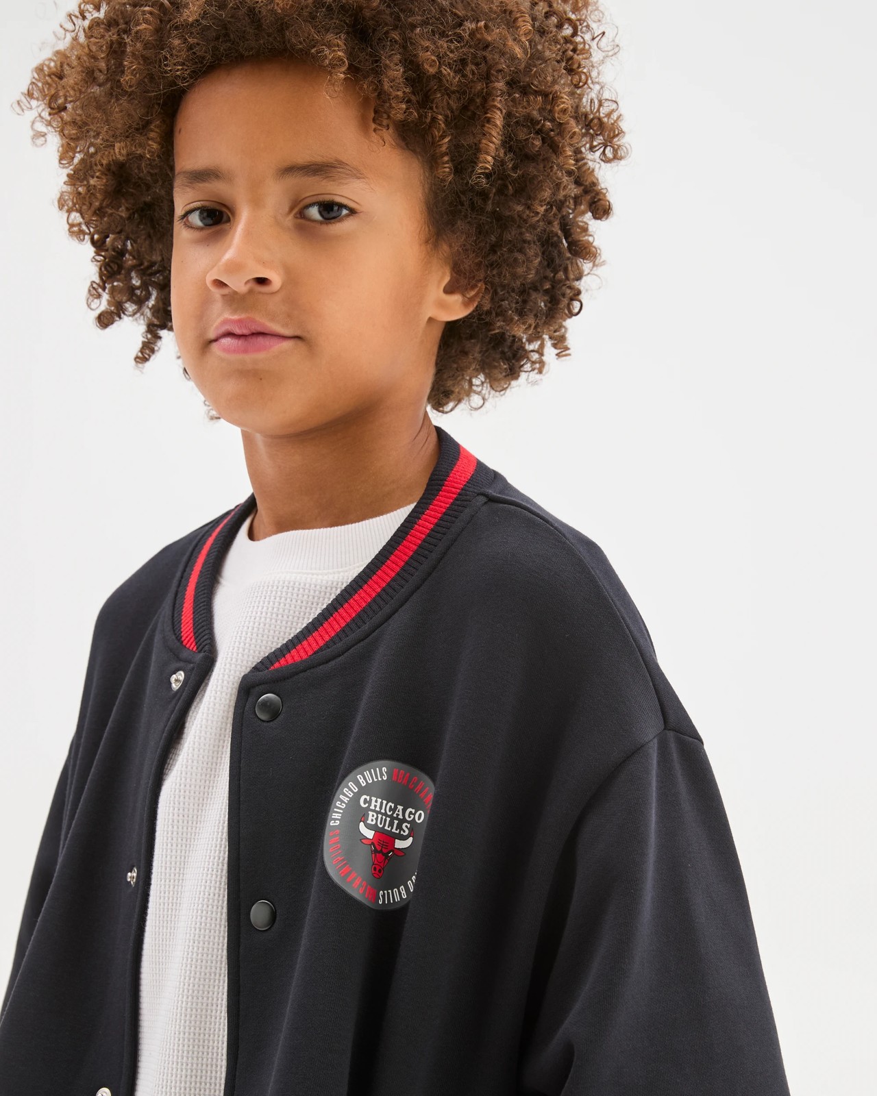 NBA Australian Cotton Blend Varsity Jacket - Black 3 of 5