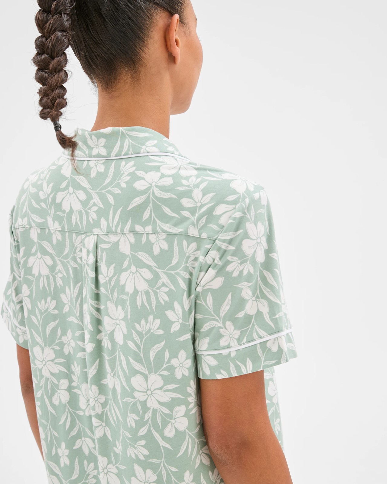 Bamboo Short Sleeve Sleep Nightie 6 of 6