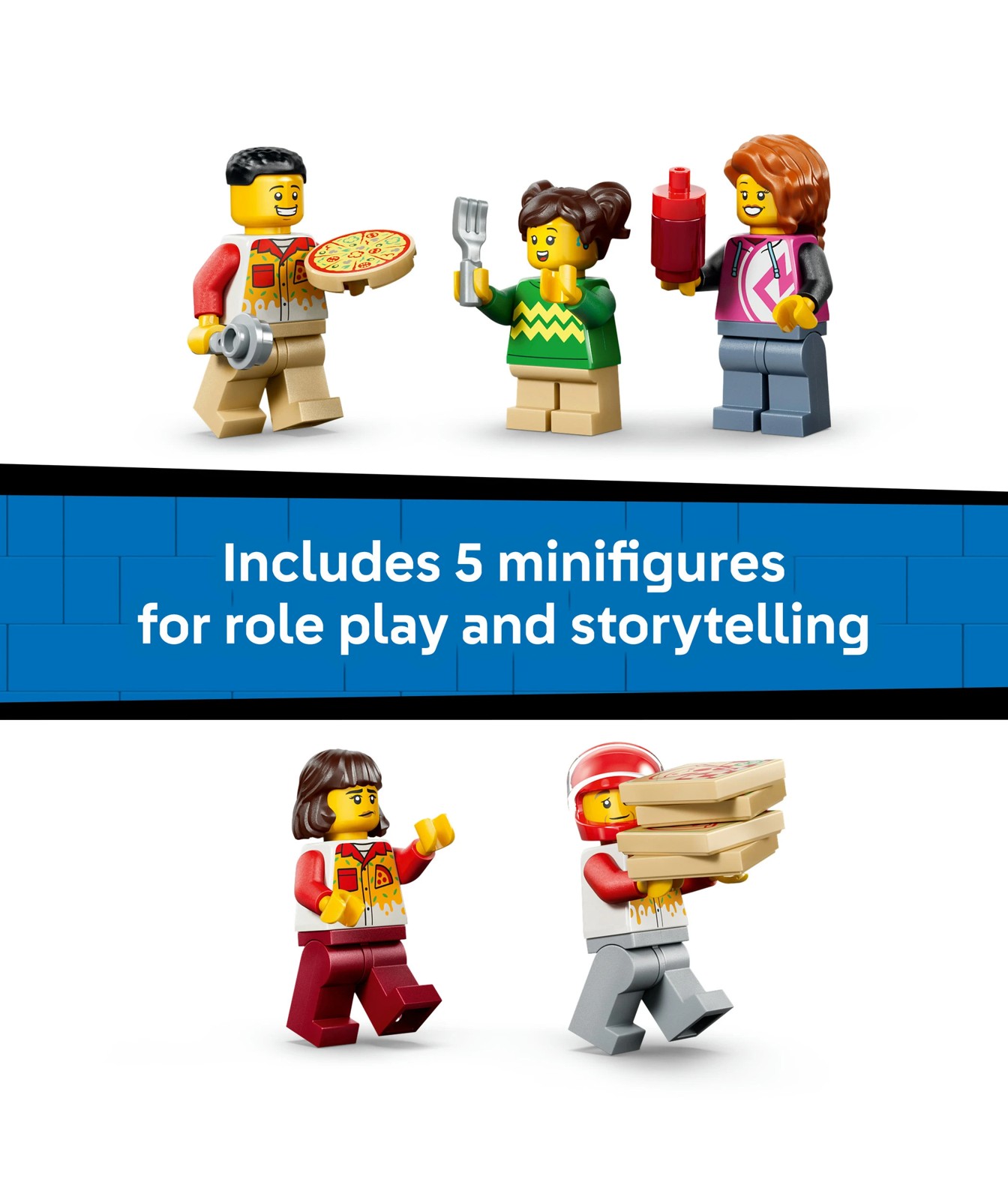 LEGO® City Pizza Delivery Experience with Vehicles 60496 6 of 6