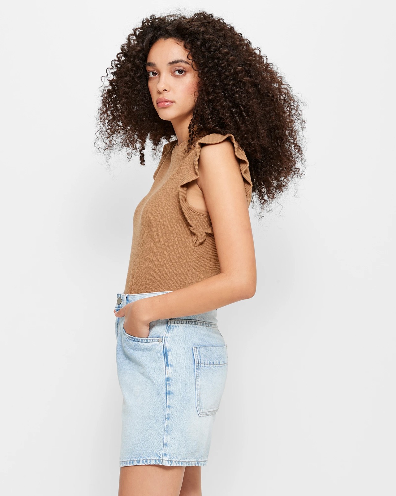 Ruffle Sleeve Top 3 of 5