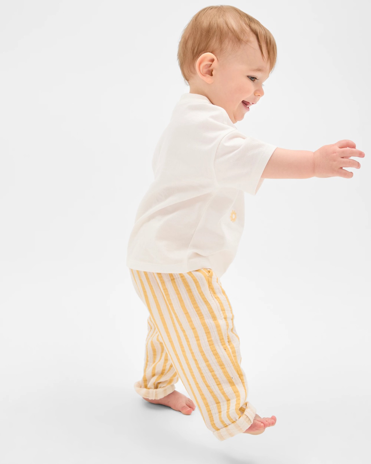 Baby Muslin Pants - Jojoba Yellow 4 of 6