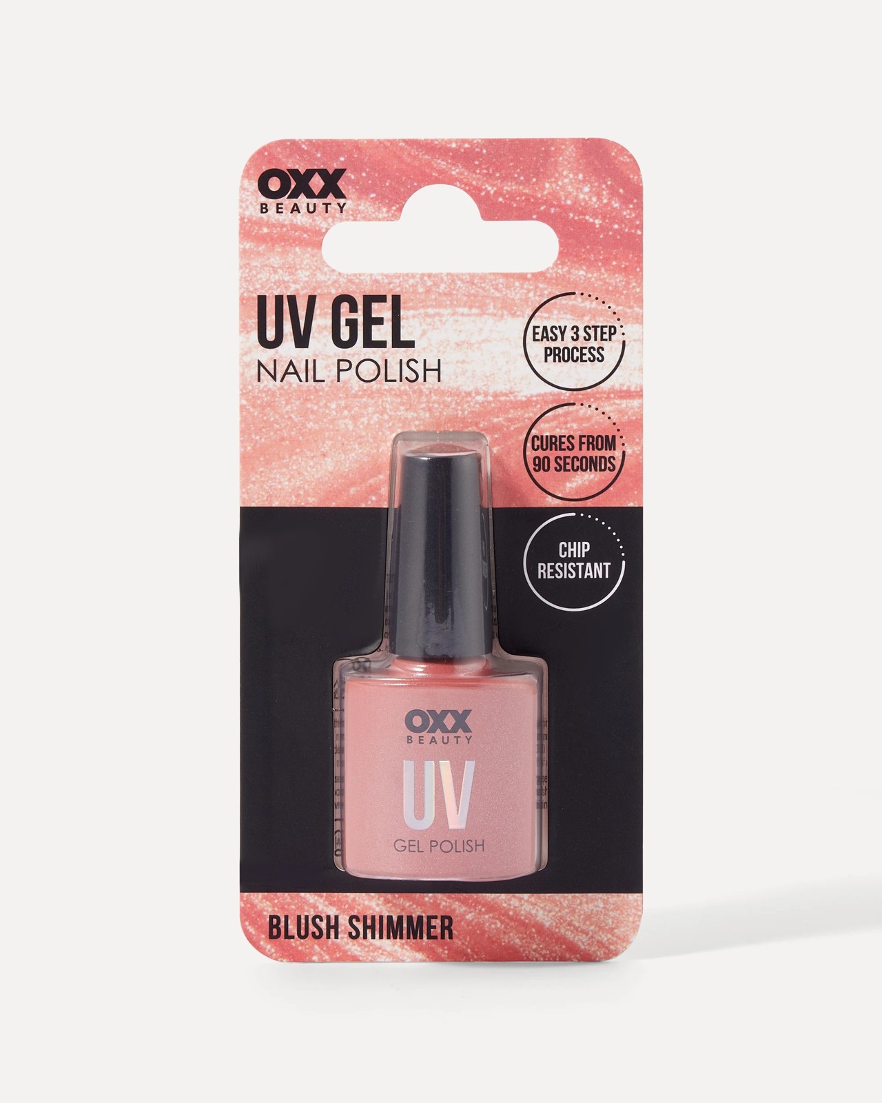 OXX Beauty UV Gel Nail Polish - Blush Shimmer 5 of 6