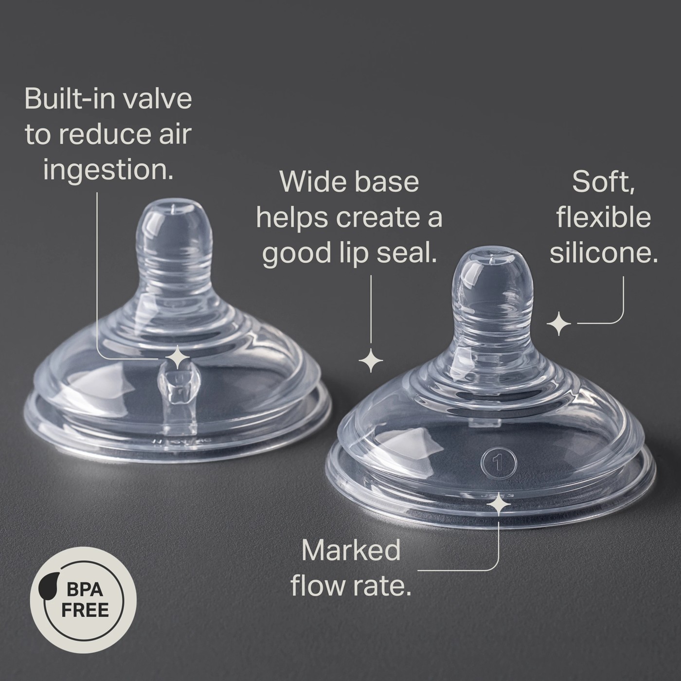 2 Pack Tommee Tippee Natural Start Medium Flow Teats 4 of 6