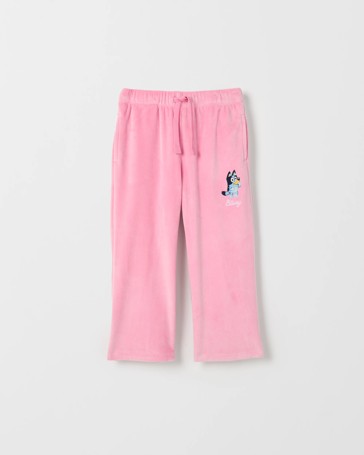 Bluey Velour Straight Leg Trackpants