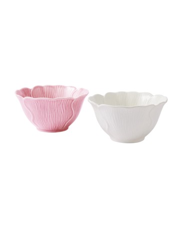 Anko Set of 2 Floral Bowls
