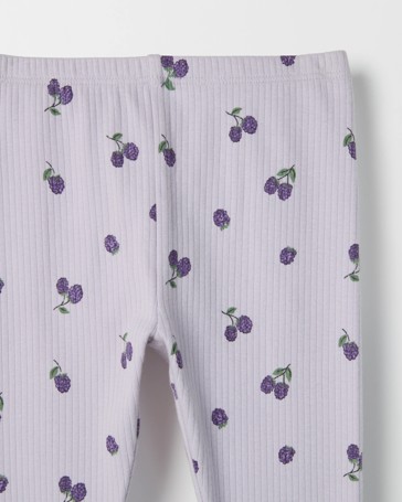 Baby Organic Cotton Ribbed Leggings