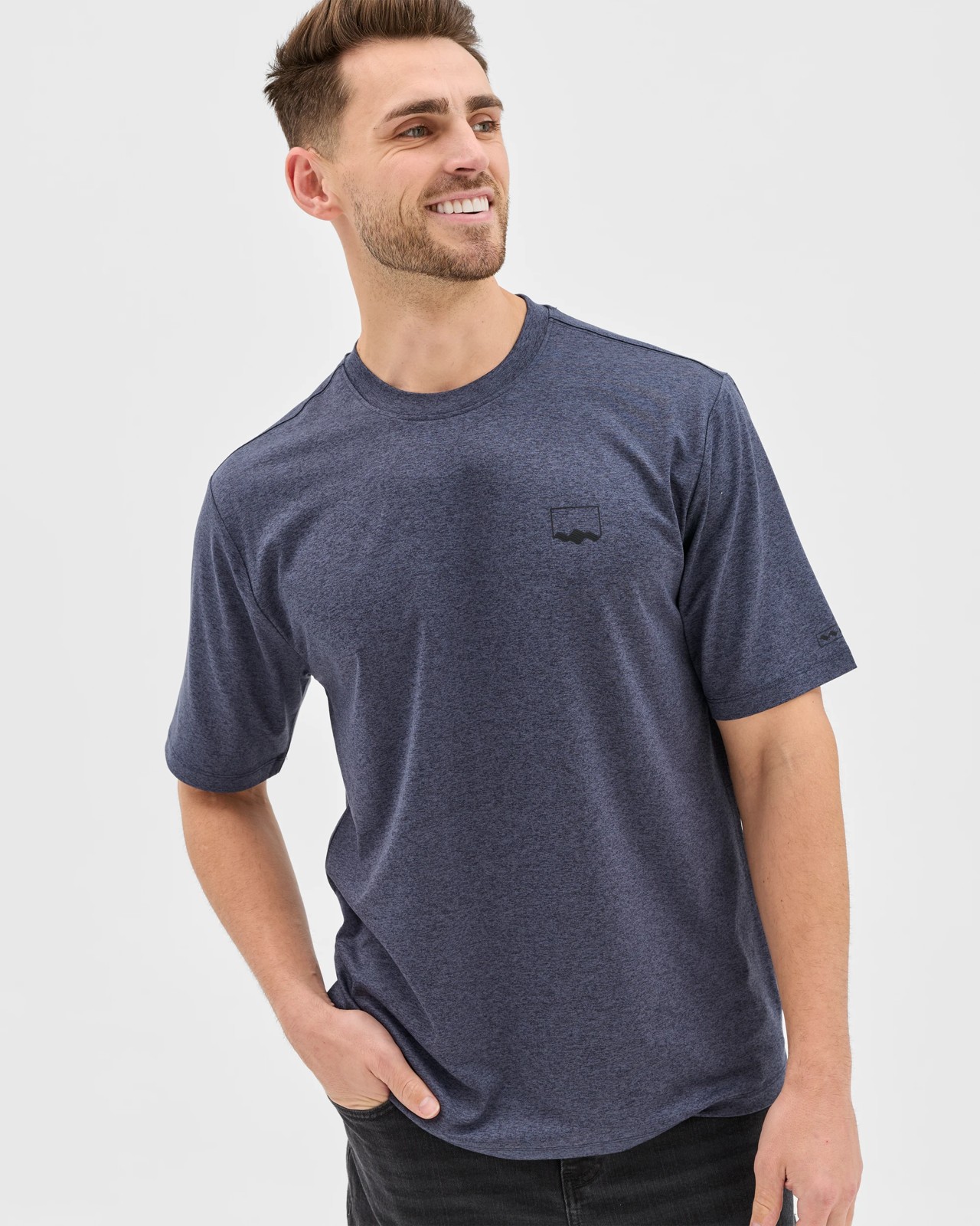 Short Sleeve Surf Swim T-Shirt - Navy 5 of 5