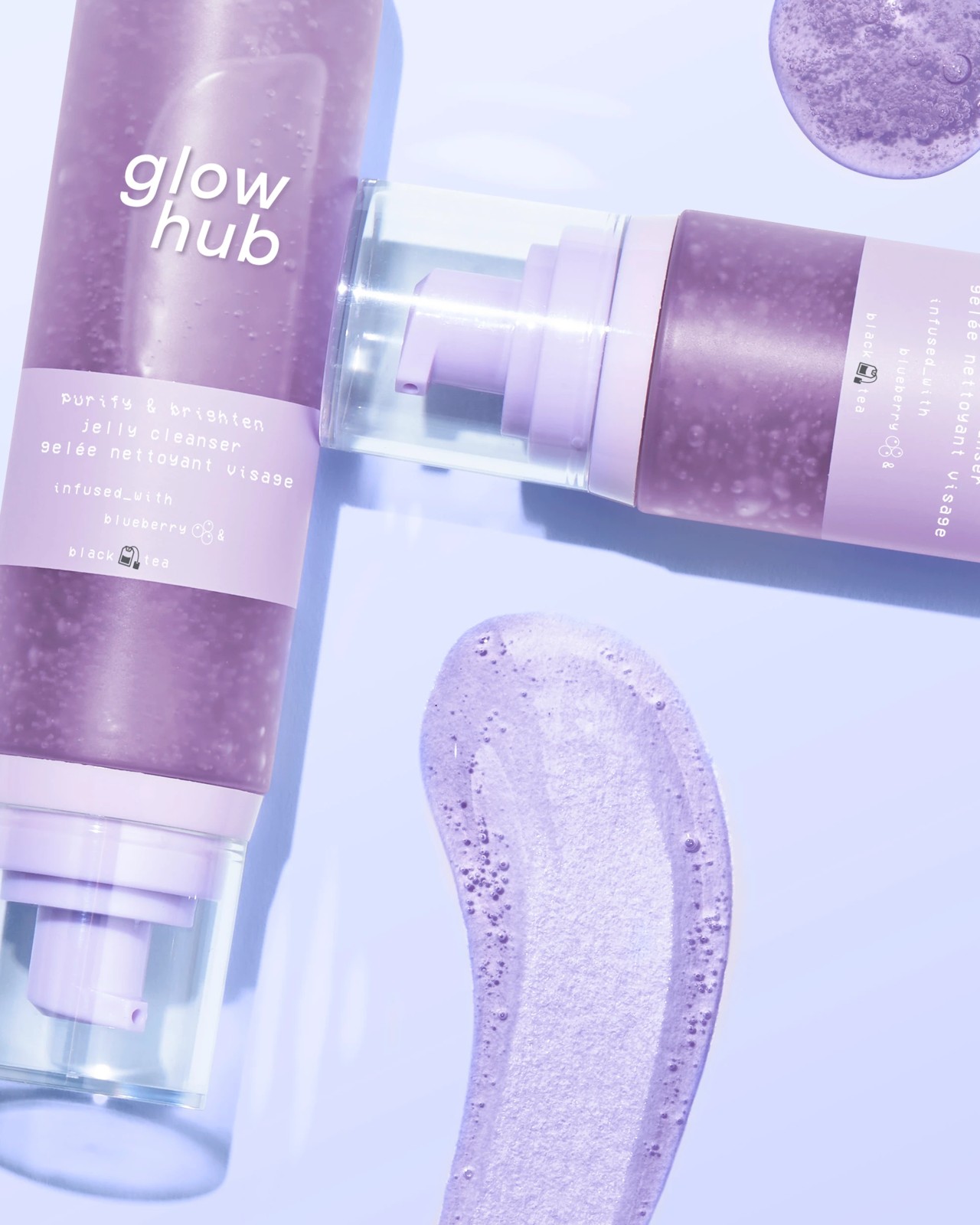 Glow Hub Jelly Cleanser 120ml - Blueberry and Black Tea 3 of 5